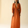 Women FARA Boutique | Connie Maxi Dress Flame