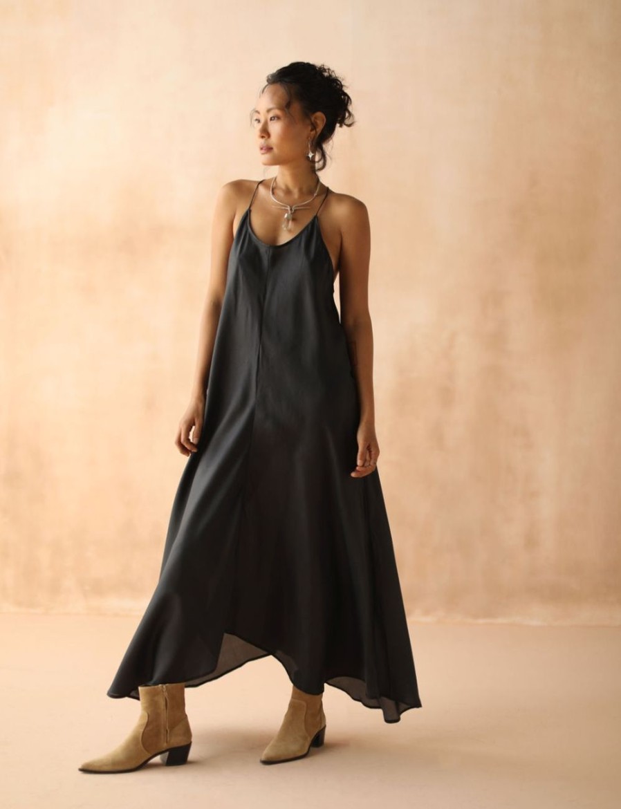 Women FARA Boutique | Zen Maxi Dress Black