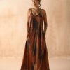 Women FARA Boutique | Zen Maxi Dress Tigers Eye Tie Dye