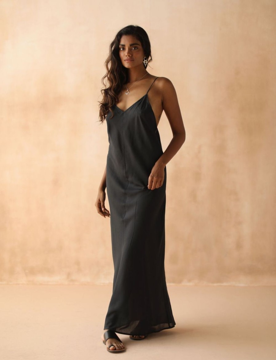 Women FARA Boutique | Willow Maxi Dress Black