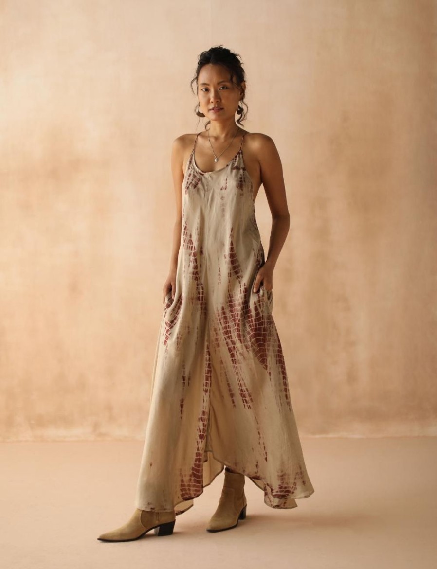 Women FARA Boutique | Zen Maxi Dress Fawn Tie Dye