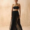 Women FARA Boutique | Free Flow Skirt Black