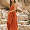 Women FARA Boutique | Zen Dress Raw Silk Sudan