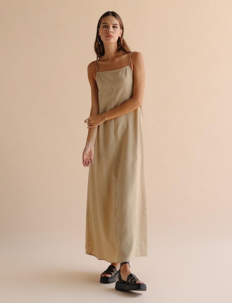 Women FARA Boutique | Jade Maxi Dress Dune