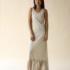 Women FARA Boutique | Nomad Fringe Dress Natural