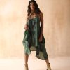 Women FARA Boutique | Zen Dress Tourmaline Tie Dye