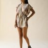 Women FARA Boutique | Lennox Playsuit Fawn Tie Dye