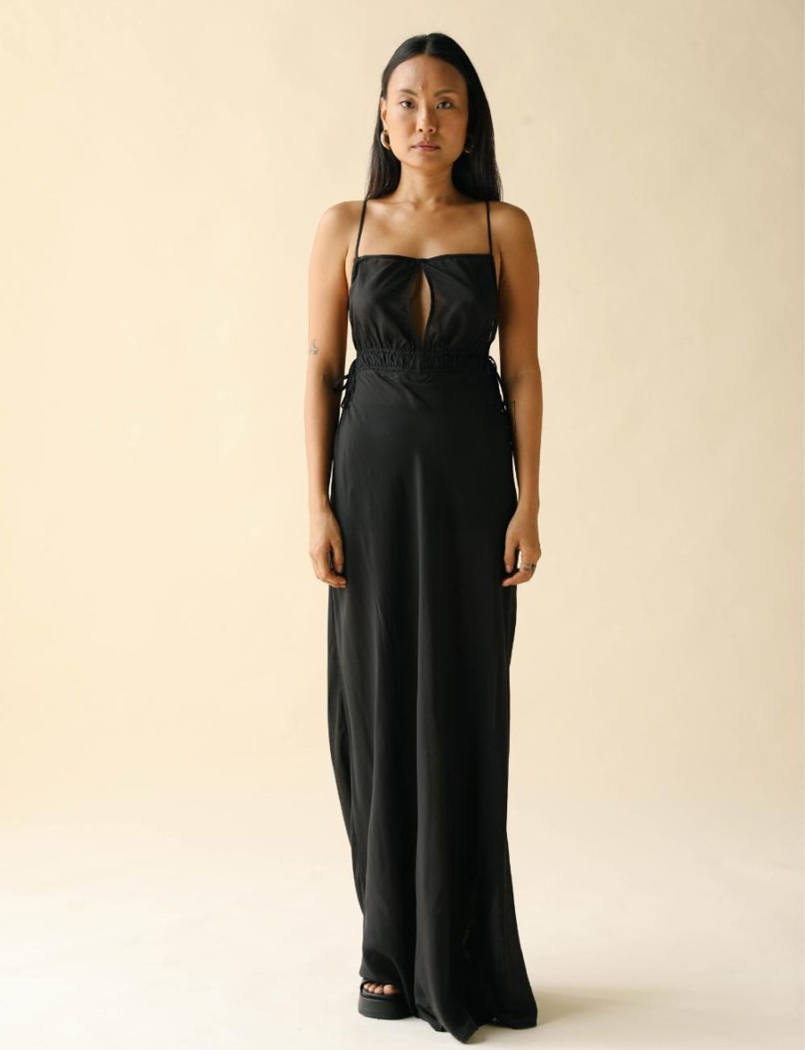 Women FARA Boutique | Lyra Maxi Dress Black