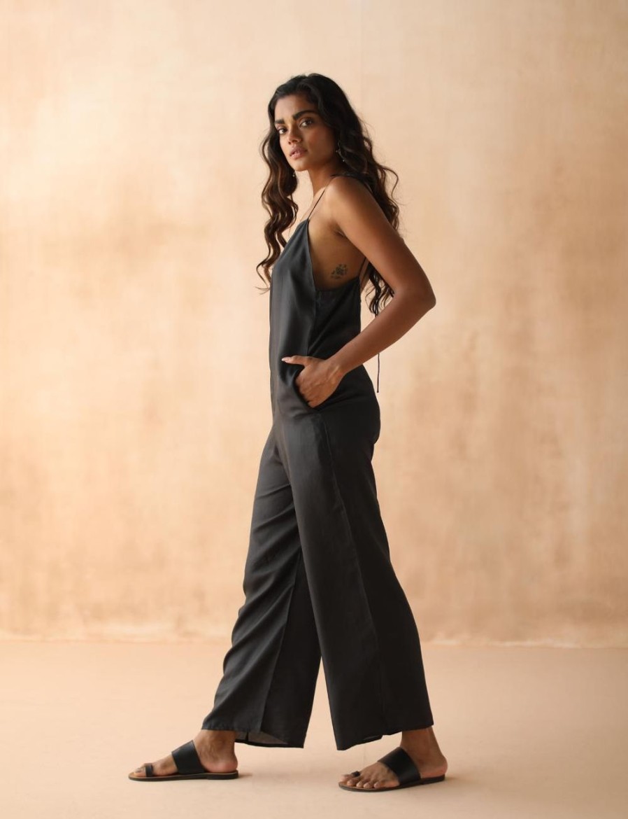 Women FARA Boutique | Mysore Jumpsuit Black