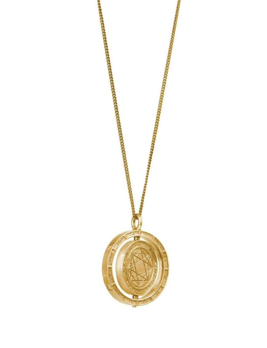 Women FARA Boutique | Alchemist Rotary Pendant Gold