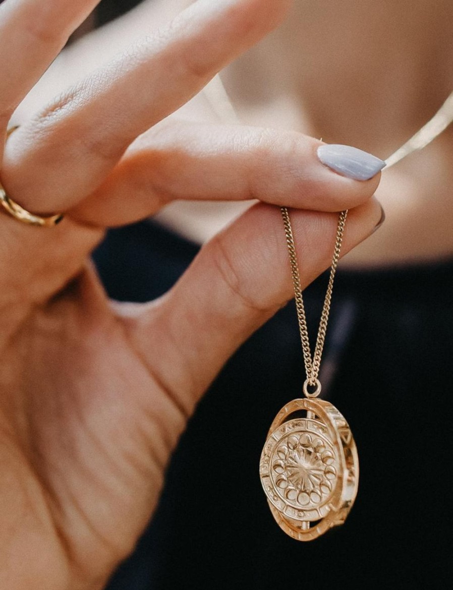 Women FARA Boutique | Alchemist Rotary Pendant Gold