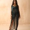 Women FARA Boutique | La Plage Kaftan Tourmaline Tie Dye