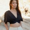 Women FARA Boutique | Alice Crop Top Black