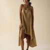 Women FARA Boutique | Zen Dress Raw Silk Lark