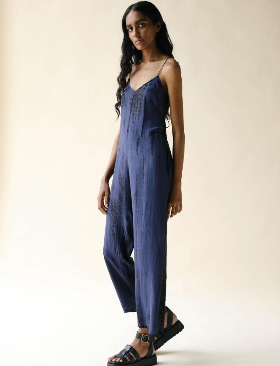 Women FARA Boutique | Jaipur Jumpsuit Midnight Tie Dye