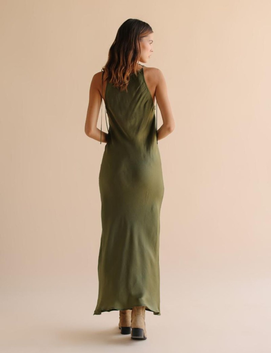 Women FARA Boutique | Brook Dress Olive