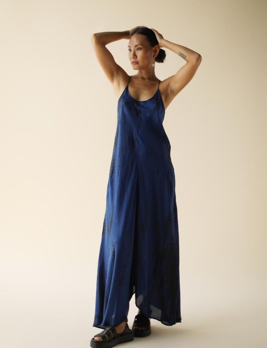 Women FARA Boutique | Zen Maxi Dress Midnight Tie Dye