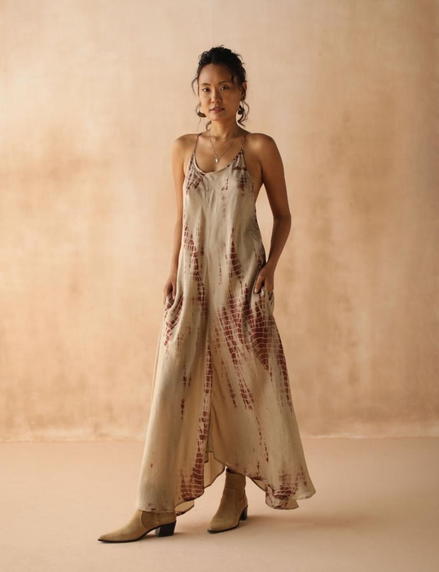 Women FARA Boutique | Zen Maxi Dress Fawn Tie Dye