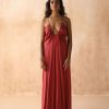 Women FARA Boutique | Zoe Dress Blood Moon