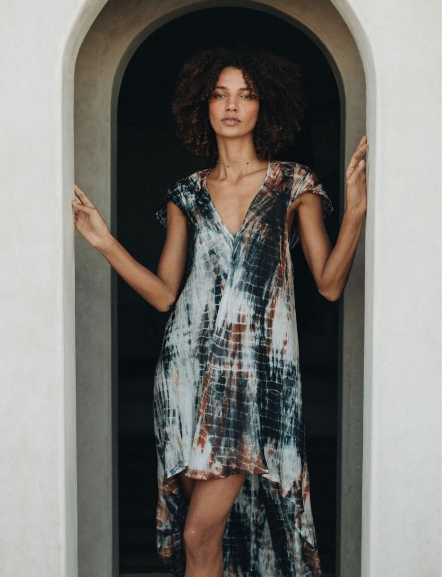 Women FARA Boutique | Lana Dress Agate Tie Dye